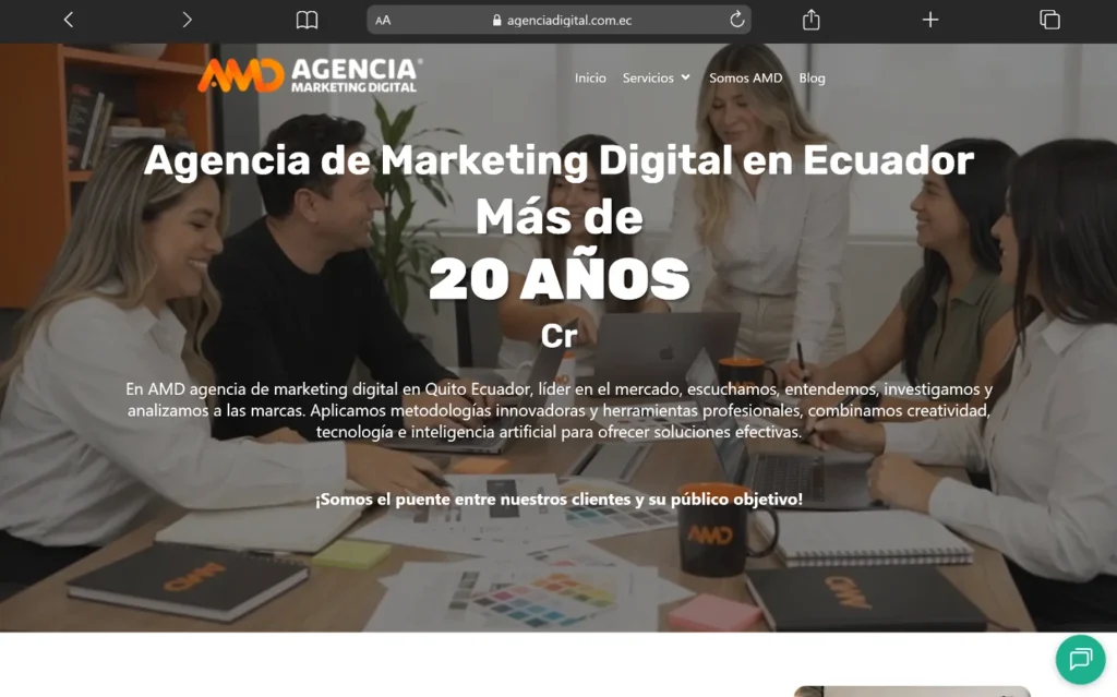 AMD Agencia de Marketing Digital en Ecuador